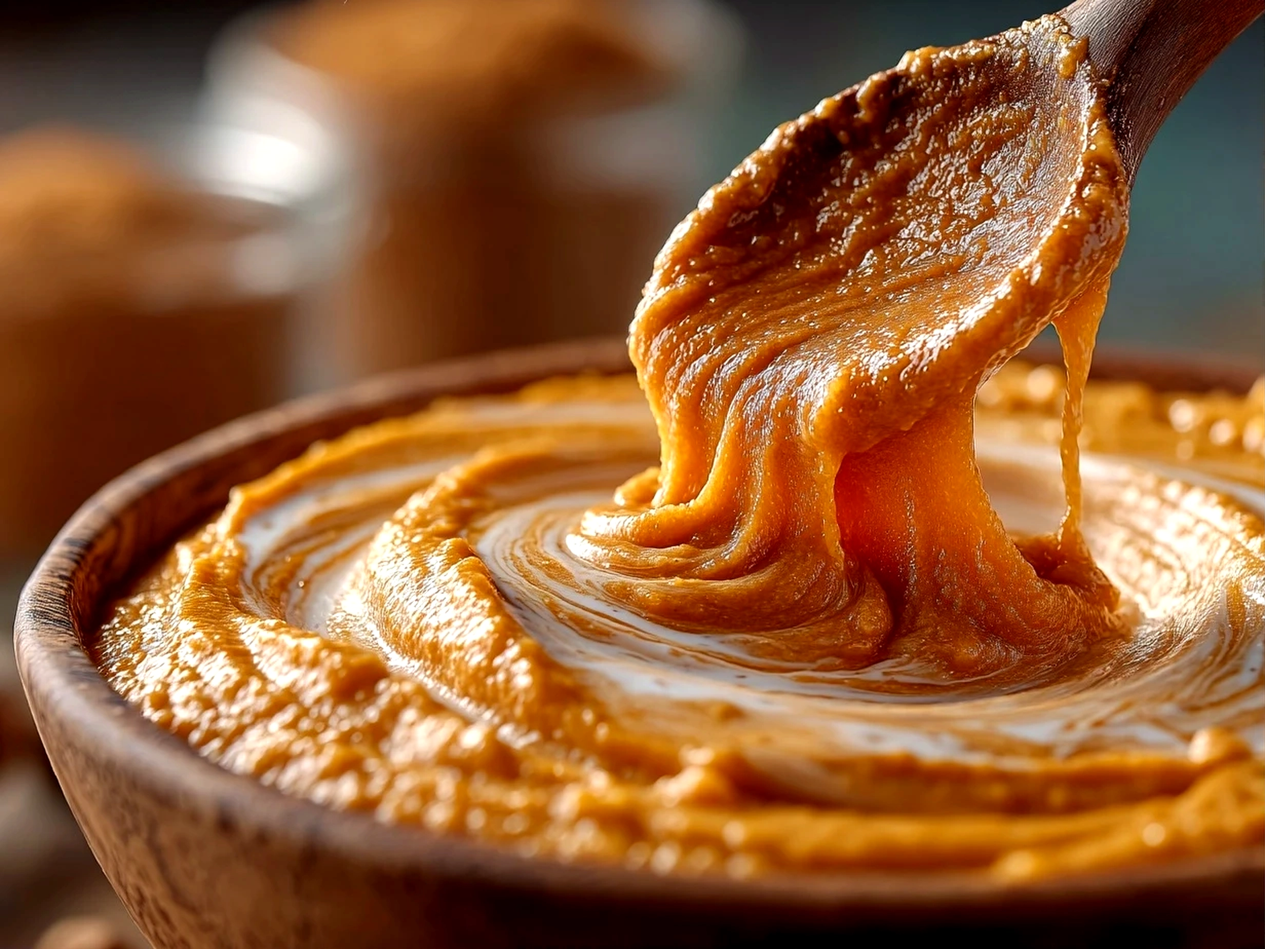 Close-up of golden brown sweet potato pancakes ready to serve