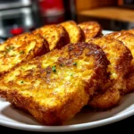 Home cook, iPhone 14. Close-up slight angle of delicious Crispy Corn Toast Bites on white plate. Mouthwatering --ar 4:3 --style raw --s 245