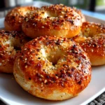 Fresh Homemade Blueberry Bagels